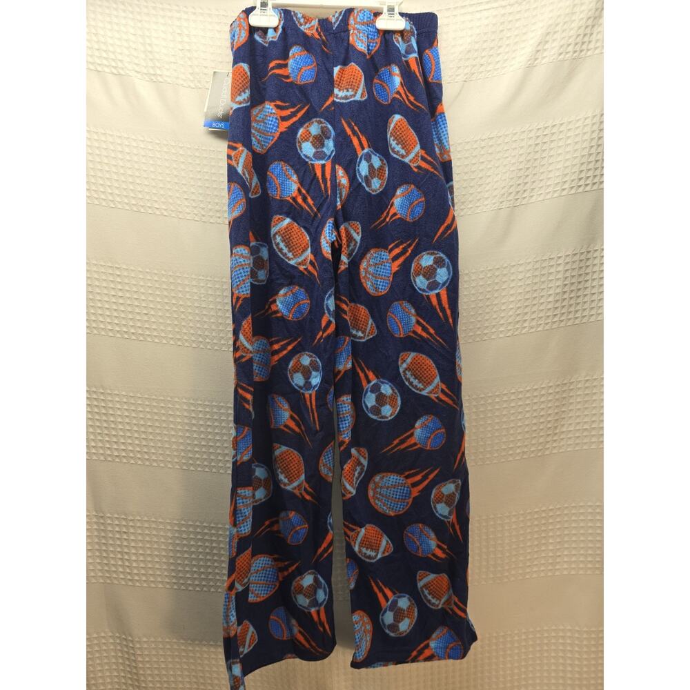 Cuddl Duds Pajama Pants Boys Size 10/12 Fleece Baseball - Picture 3 of 5